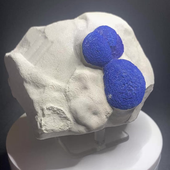 Azurite "Sun", Malbunka Copper Mine, Northern Territory, Australia
