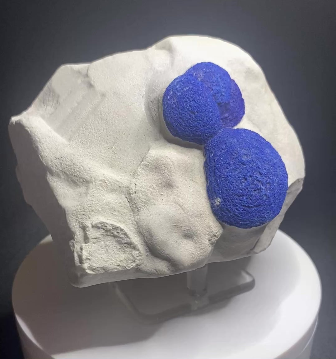 Azurite "Sun", Malbunka Copper Mine, Northern Territory, Australia