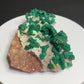 Dioptase with Mimetite - N'tola Mine, Mindouli District, Republic of the Congo (Brazzaville)