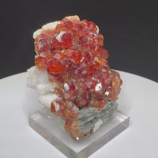 Almandine Garnet, Stapfenalm, Stilluptal, Zillertal, Tyrol, Austria