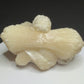 Large cream-white bladed stilbite crystal cluster from Pandulane, India