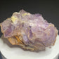 Purple cubic fluorite crystal cluster from Berbes, Asturias, Spain