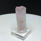 Pink and pale green elbaite tourmaline crystal from Newry, Maine, USA,