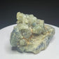 Natural greenish-grey sapphire corundum crystal cluster from Mogok, Myanmar