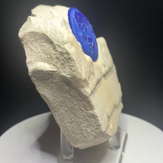 Azurite "Sun", Malbunka Copper Mine, Northern Territory, Australia