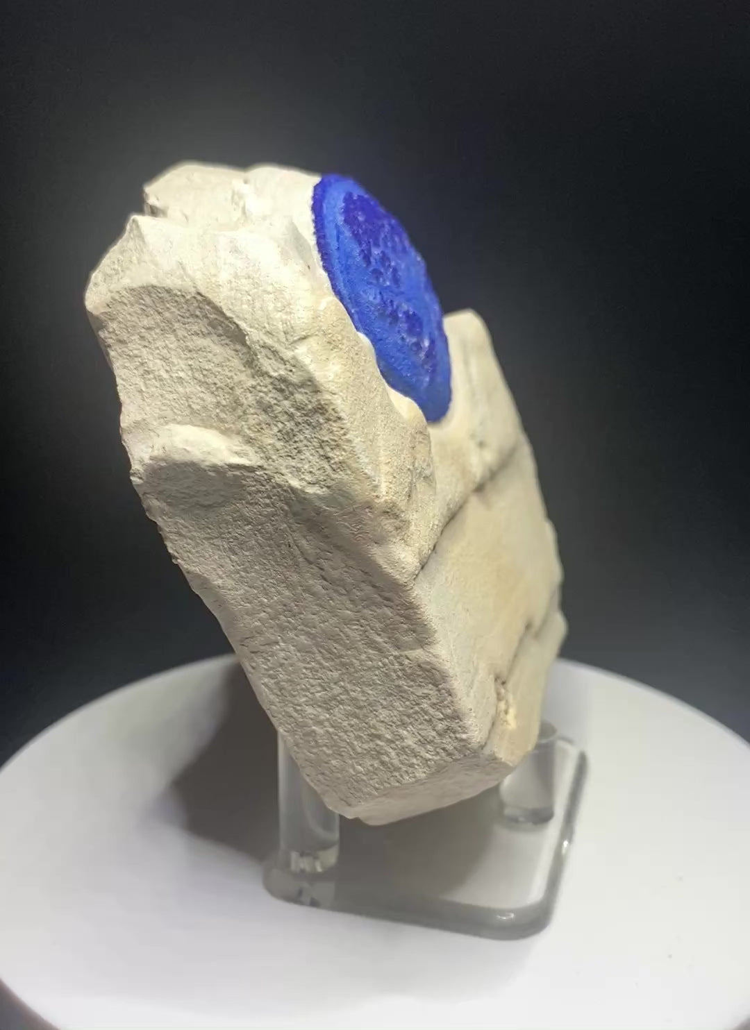 Azurite "Sun", Malbunka Copper Mine, Northern Territory, Australia