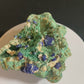 Azurite on Malachite - Blue Jay Claim, La Sal, San Juan County, Utah