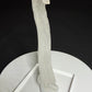 Curved white Ram’s Horn selenite from the Mariposa Mine in Texas