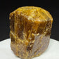 Golden-brown vesuvianite crystal from Sierra de Cruces, Mexico
