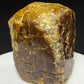 Golden-brown vesuvianite crystal from Sierra de Cruces, Mexico