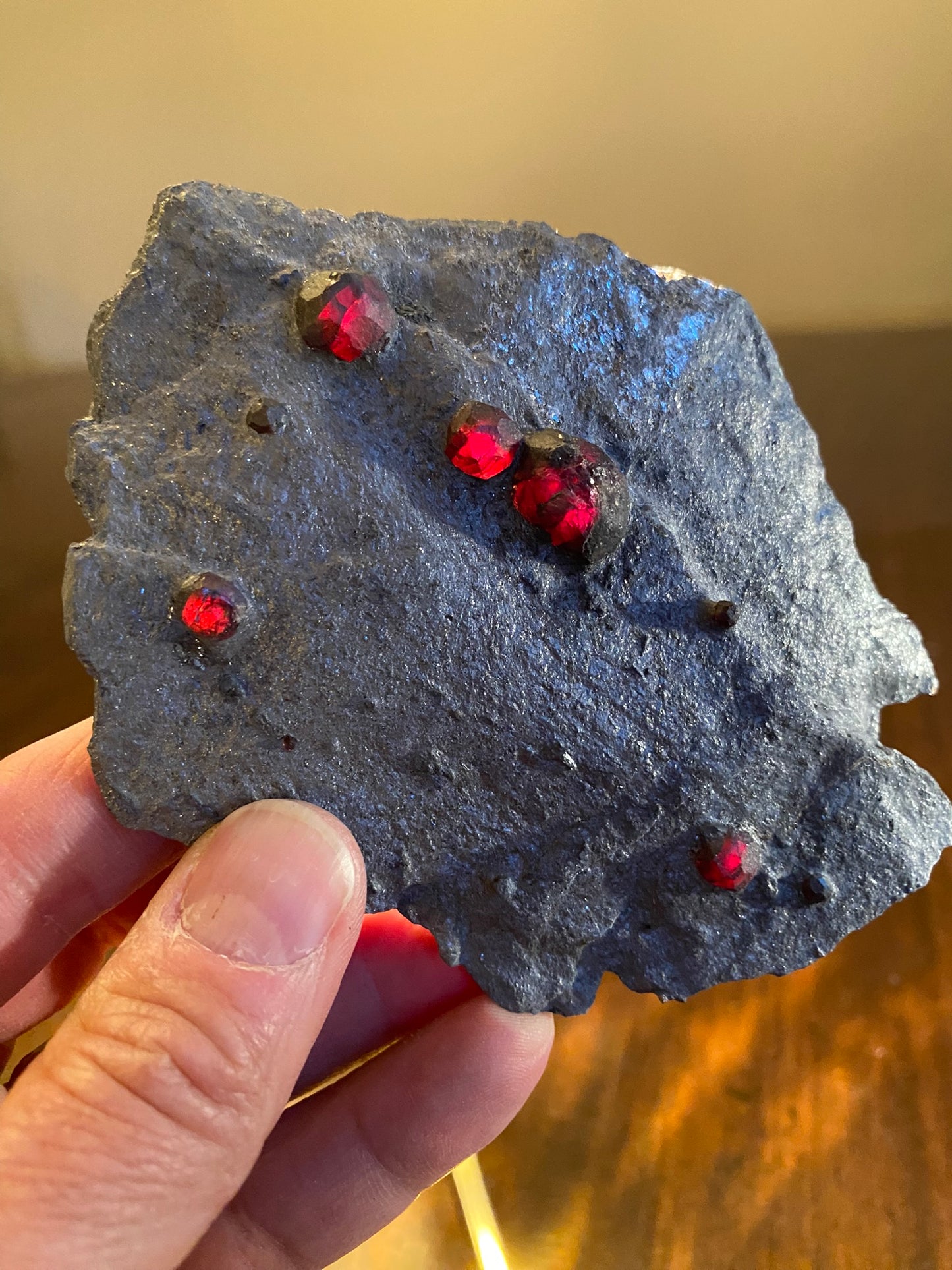 Almandine garnet, Red Embers Mine, Massachusetts