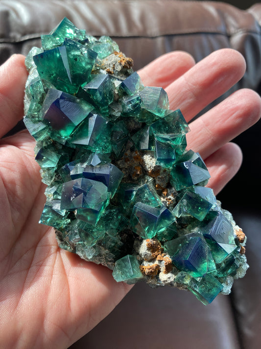 Fluorite, Rogerley Mine, England