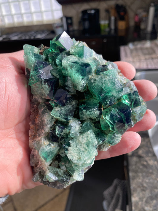 Fluorite, Rogerley Mine, England