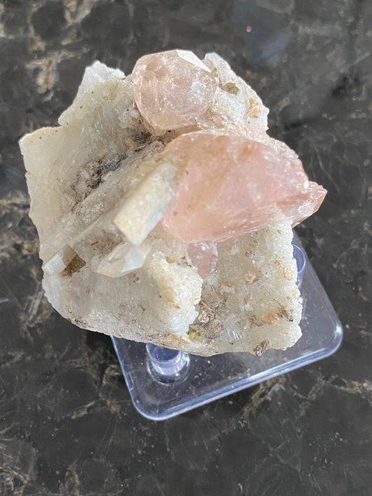 Beryl var Morganite, Minas Gerais, Brazil