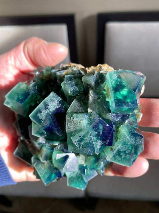 Fluorite, Rogerley Mine, England